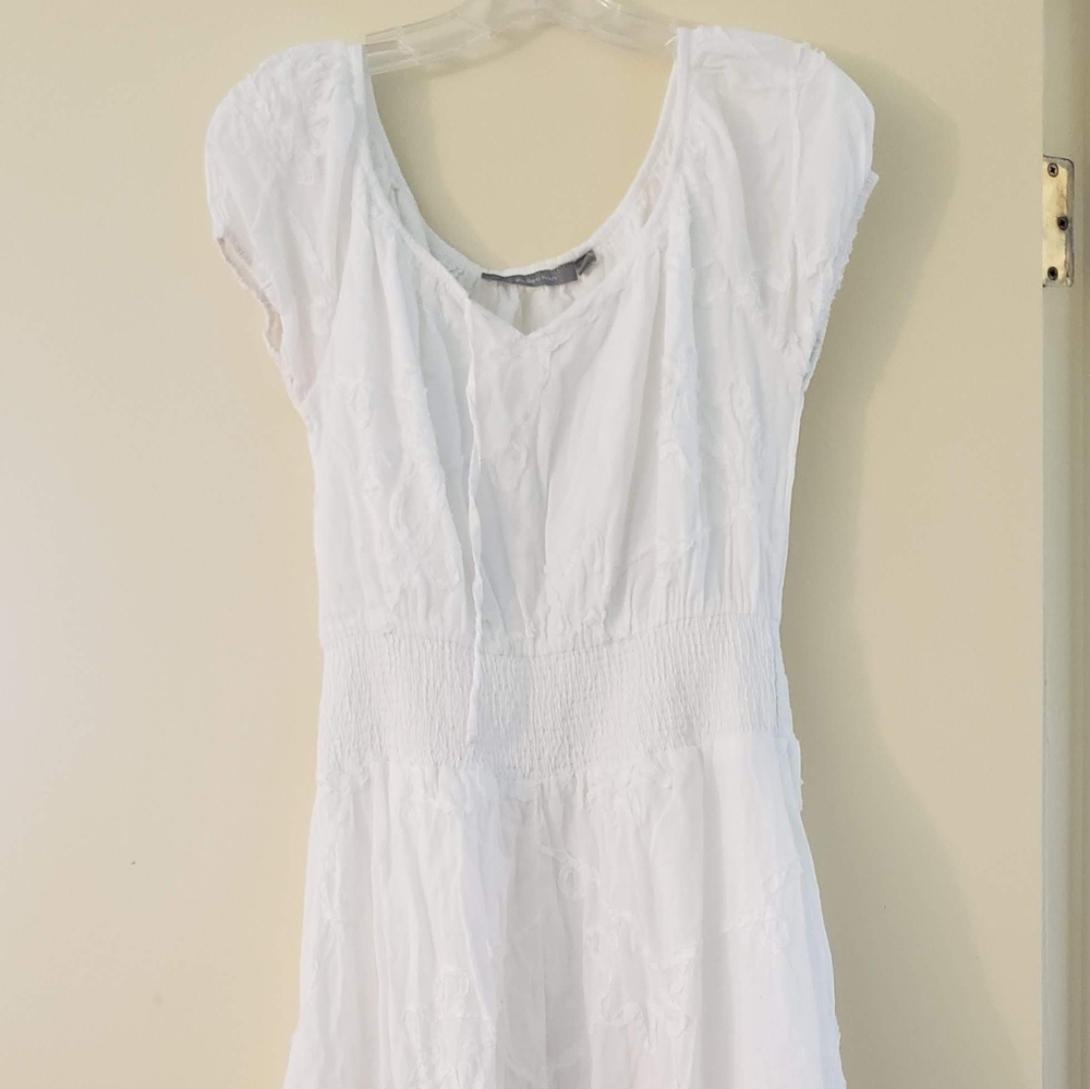 Long white dress